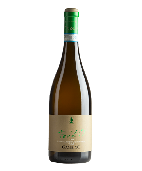Bottiglia di Feu d'O Bianco, Grillo